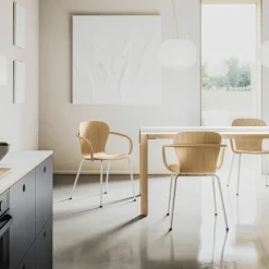New S 220 F Stoel Met Armleuning Eetkamerstoelen