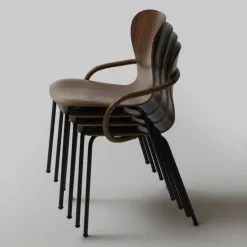 New S 220 F Stoel Met Armleuning Eetkamerstoelen