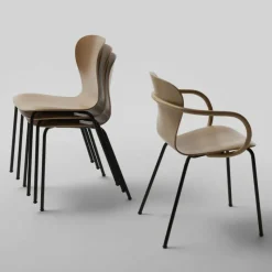 New S 220 F Stoel Met Armleuning Eetkamerstoelen