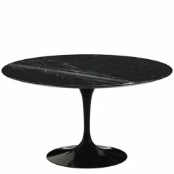 Discount Saarinen Tulip Eettafel Met Zwart Onderstel - Rond Eettafels