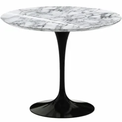 Discount Saarinen Tulip Eettafel Met Zwart Onderstel - Rond Eettafels