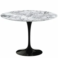 Discount Saarinen Tulip Eettafel Met Zwart Onderstel - Rond Eettafels