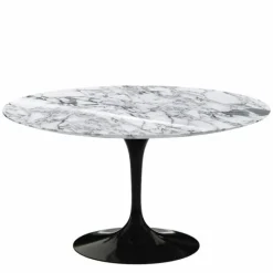 Discount Saarinen Tulip Eettafel Met Zwart Onderstel - Rond Eettafels
