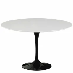 Discount Saarinen Tulip Eettafel Met Zwart Onderstel - Rond Eettafels