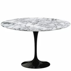 Discount Saarinen Tulip Eettafel Met Zwart Onderstel - Rond Eettafels
