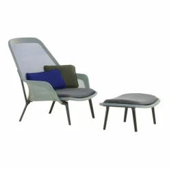 Outlet Slow Chair Loungechair + Ottoman Loungestoelen