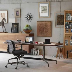 Online Soft Pad Chair EA 217 - Gepolijst / Leder Bureaustoelen