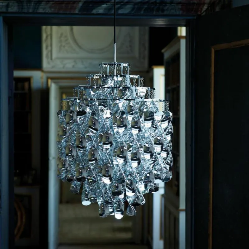 Online Spiral Silver Hanglamp Hanglampen