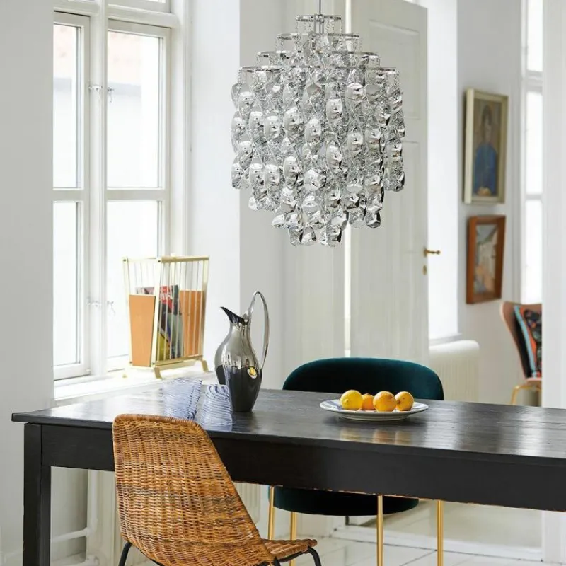 Online Spiral Silver Hanglamp Hanglampen