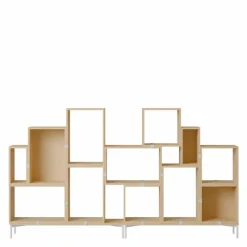 Outlet Stacked Boekenkast Combinatie 3 Boekenkasten
