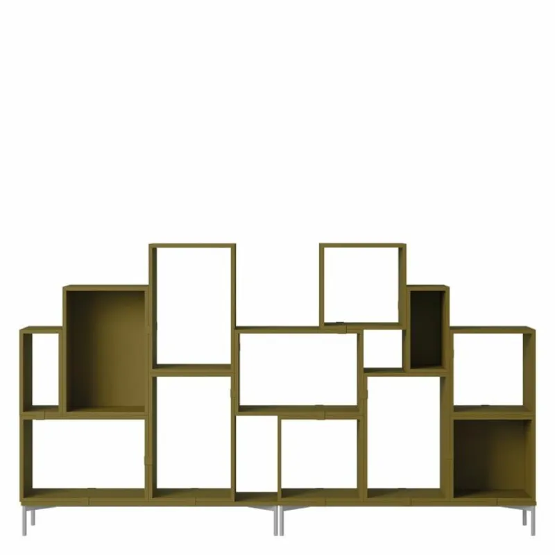 Outlet Stacked Boekenkast Combinatie 3 Boekenkasten
