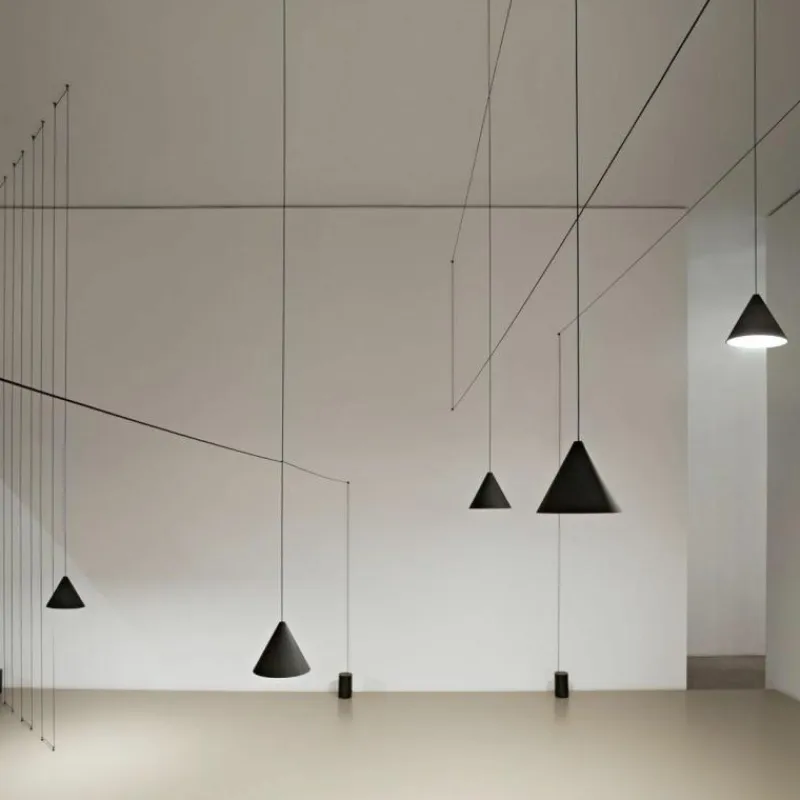 New String Cone Hanglamp Set Hanglampen