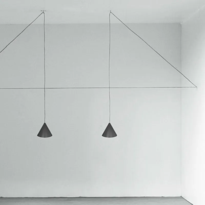 New String Cone Hanglamp Set Hanglampen
