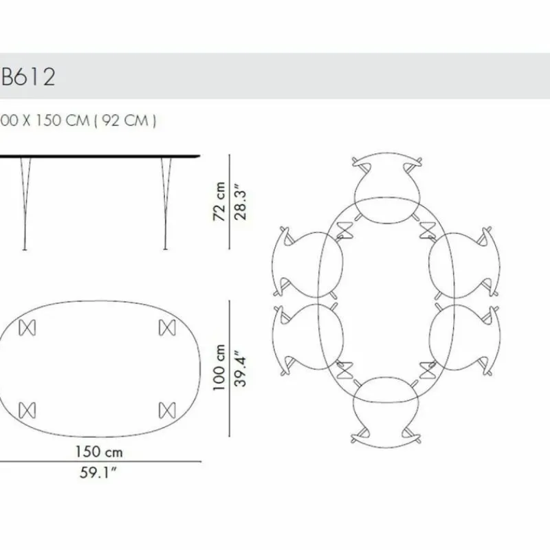 Best Superellipse Tafel Eettafels
