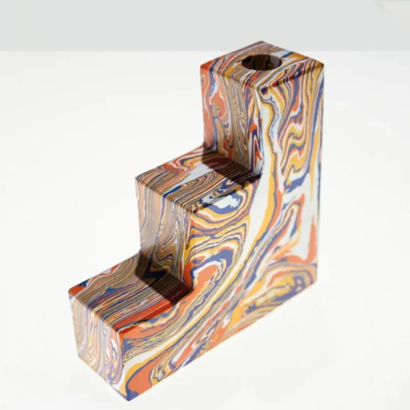 Online Swirl Boekensteun Set Van 2 Kandelaars