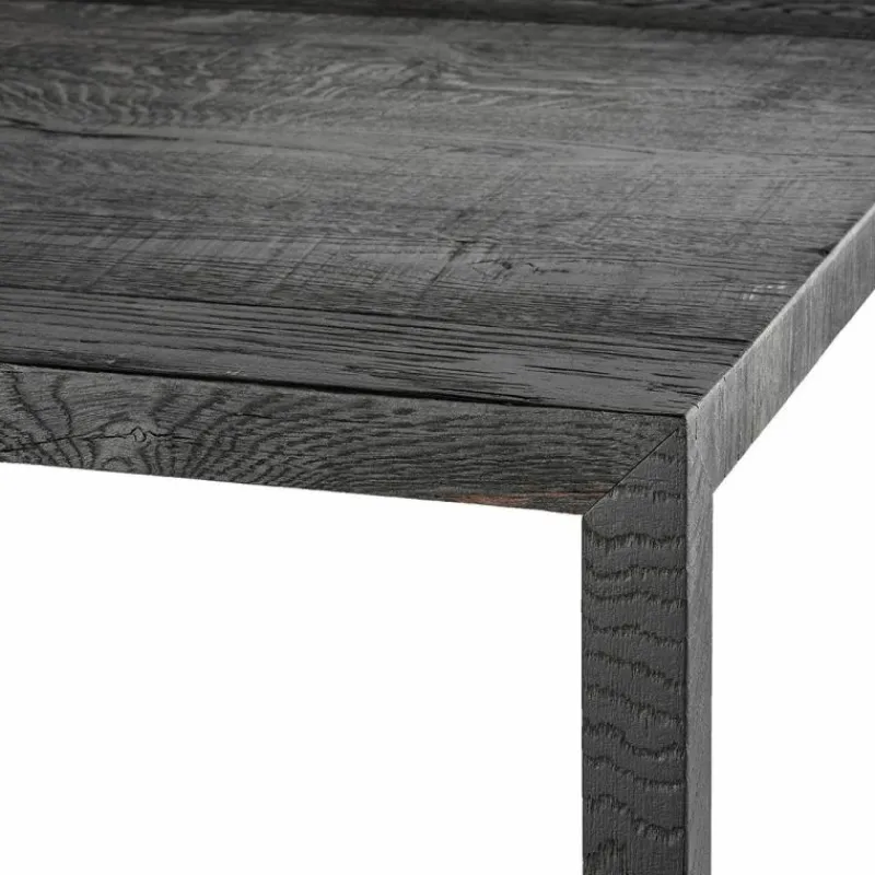 Discount Tense Carbonised Wood Eettafel Eettafels