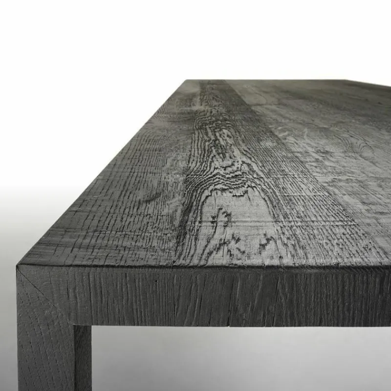 Discount Tense Carbonised Wood Eettafel Eettafels