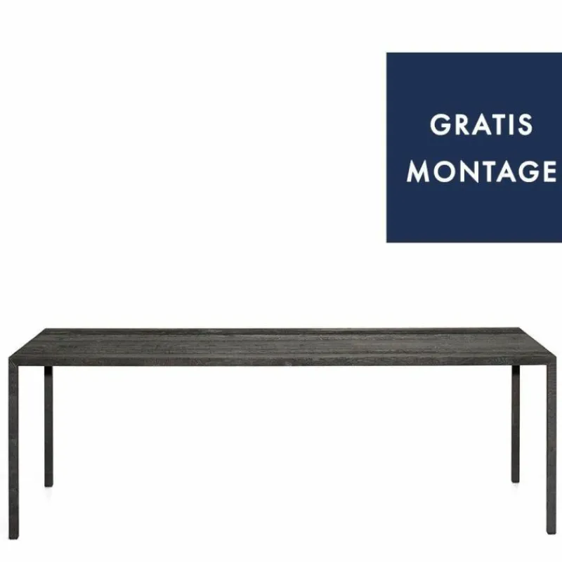 Discount Tense Carbonised Wood Eettafel Eettafels