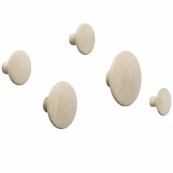 The Dots Haken, 5 Stuks Muurhaken|Kapstokken