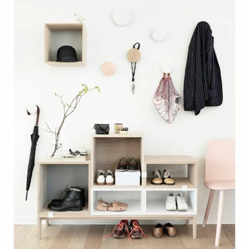 The Dots Haken, 5 Stuks Muurhaken|Kapstokken