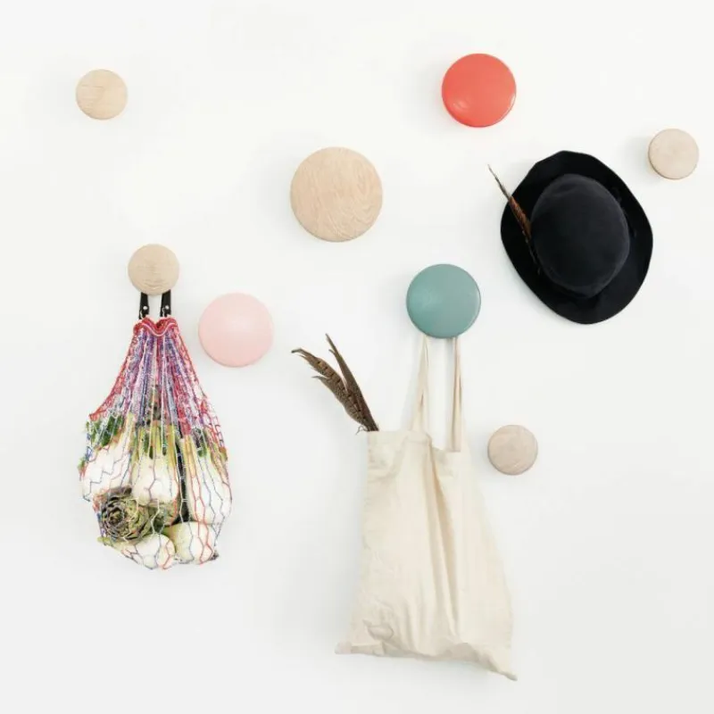 The Dots Haken, 5 Stuks Muurhaken|Kapstokken
