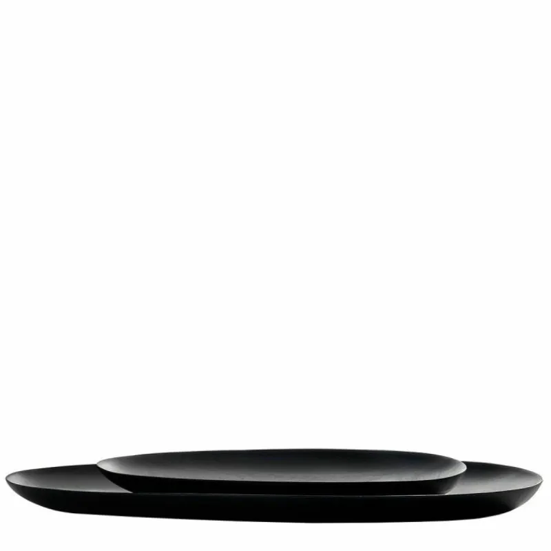 New Thin Oval Borden, Set van 2 Borden