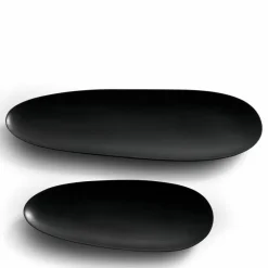 New Thin Oval Borden, Set van 2 Borden
