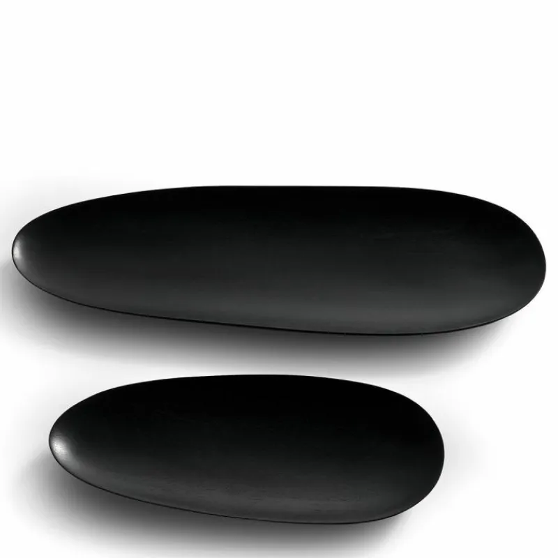 New Thin Oval Borden, Set van 2 Borden