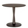 Outlet Torsion Eettafel Bruin Gelakt Eiken Eettafels