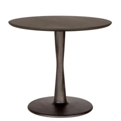 Outlet Torsion Eettafel Bruin Gelakt Eiken Eettafels