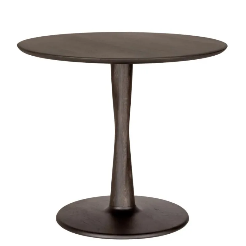 Outlet Torsion Eettafel Bruin Gelakt Eiken Eettafels
