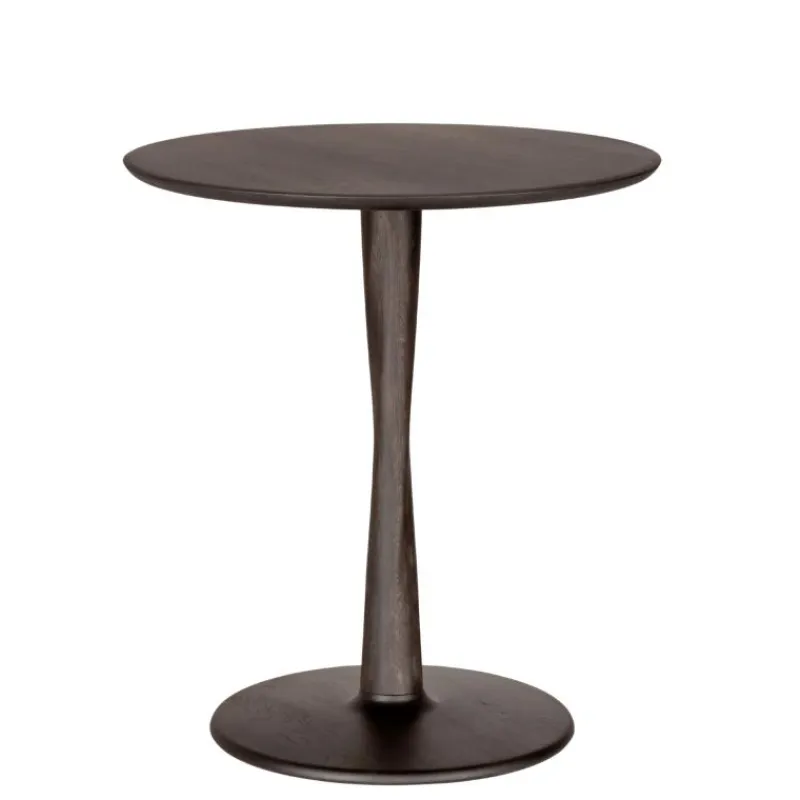 Outlet Torsion Eettafel Bruin Gelakt Eiken Eettafels