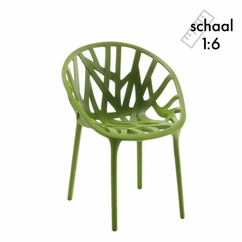 Online Vegetal Stoel Groen Miniatuur - set van 3 Collector S Items