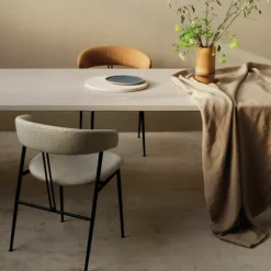 Violin Eetkamerstoel Gestoffeerd Eetkamerstoelen