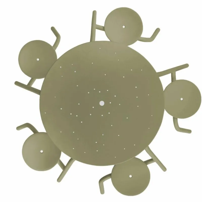 Hot Virus 5-zits Picknicktafel Tuintafels