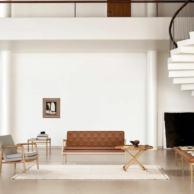Best VLA77 Foyer Bank Houten Banken|2-Zits Banken
