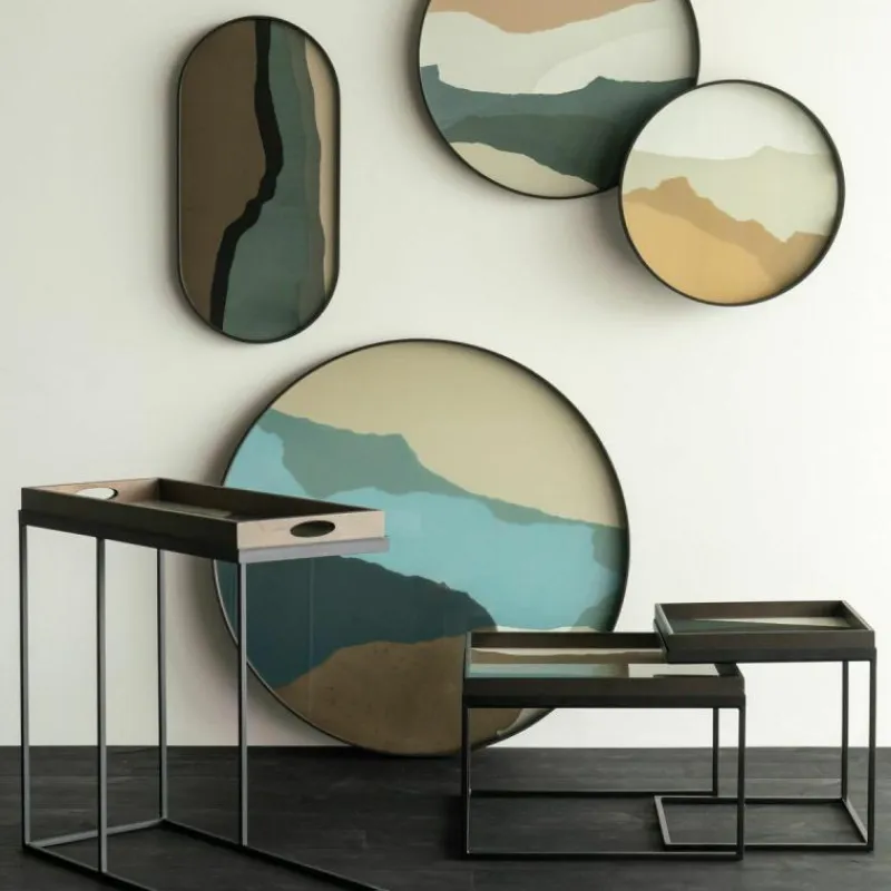 Outlet Wabi Sabi Dienblad Rond Dienbladen