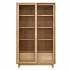 Outlet Wave Vitrinekast Vitrinekasten|Buffetkasten