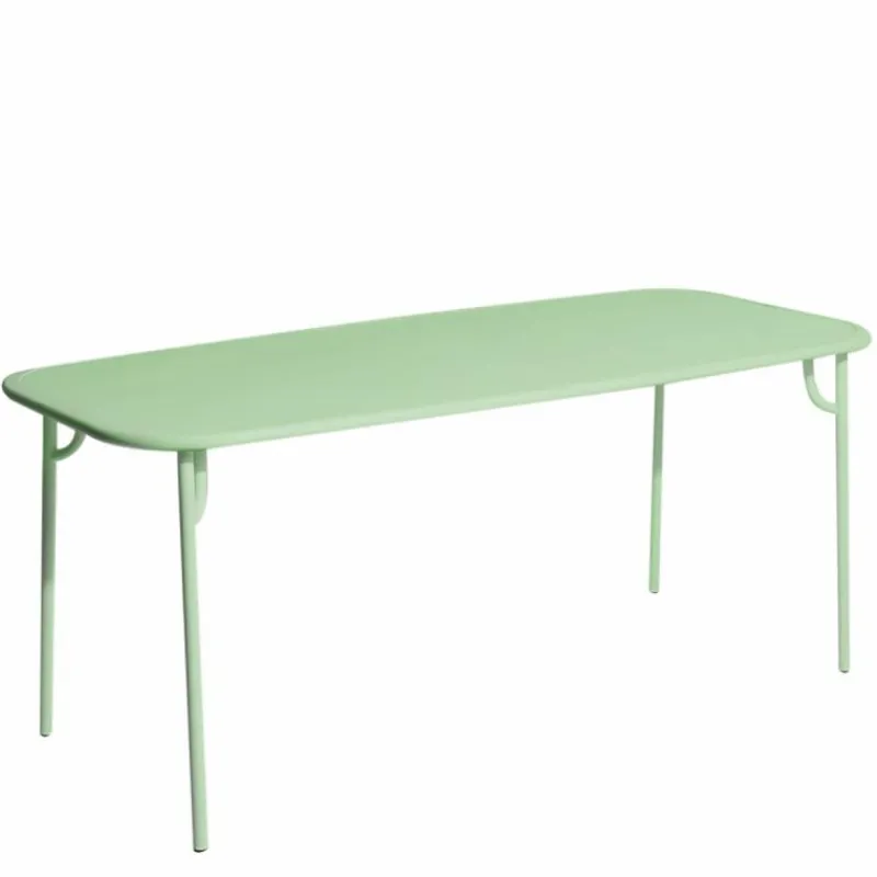 Online Week-end Eettafel Rechthoekig Dicht Blad Tuintafels|Eettafels