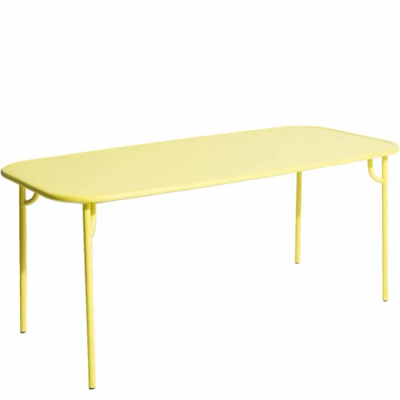 Online Week-end Eettafel Rechthoekig Dicht Blad Tuintafels|Eettafels