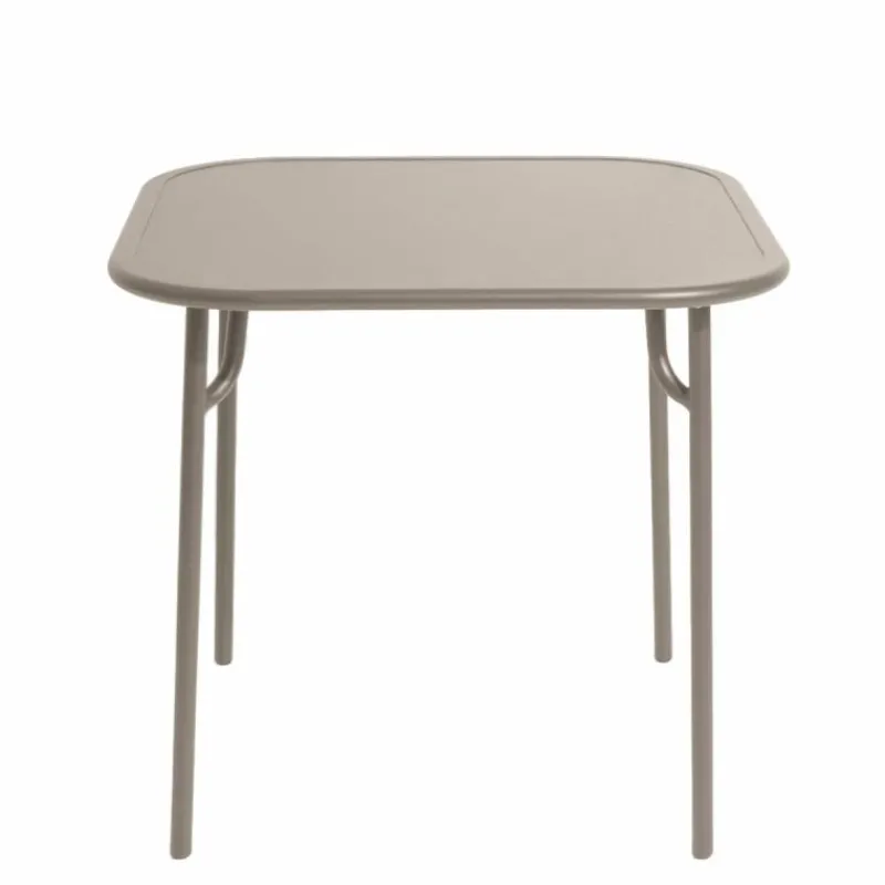 Online Week-end Eettafel Vierkant Dicht Blad Tuintafels|Eettafels