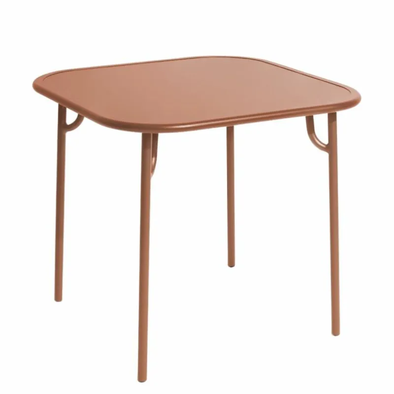 Online Week-end Eettafel Vierkant Dicht Blad Tuintafels|Eettafels
