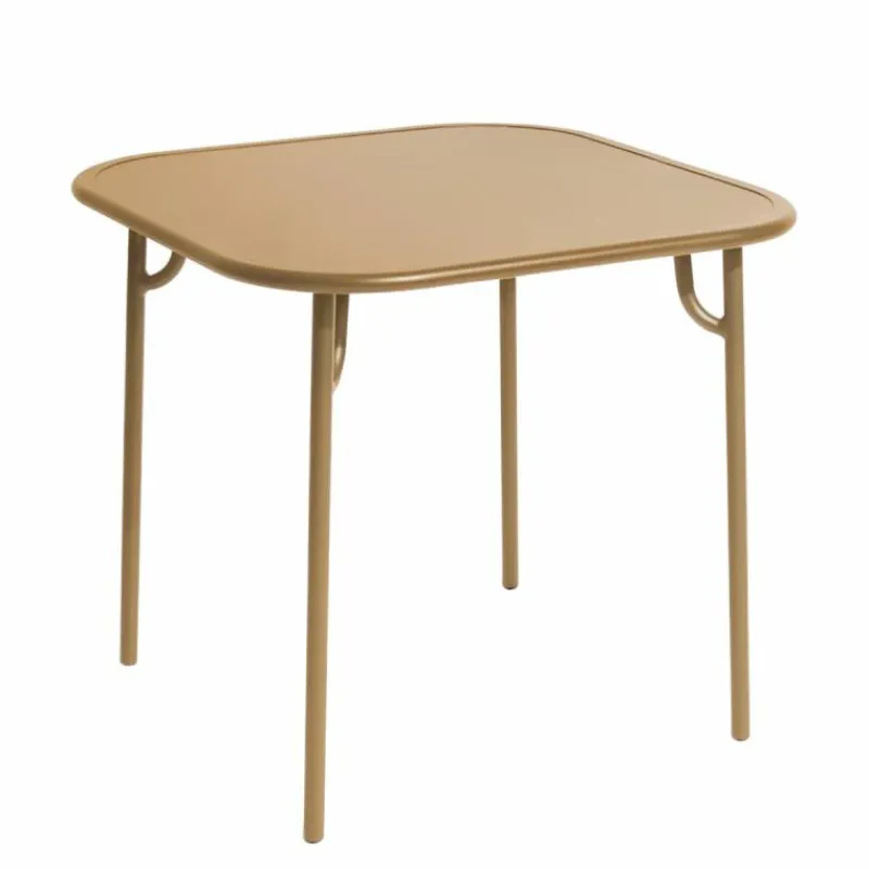 Online Week-end Eettafel Vierkant Dicht Blad Tuintafels|Eettafels