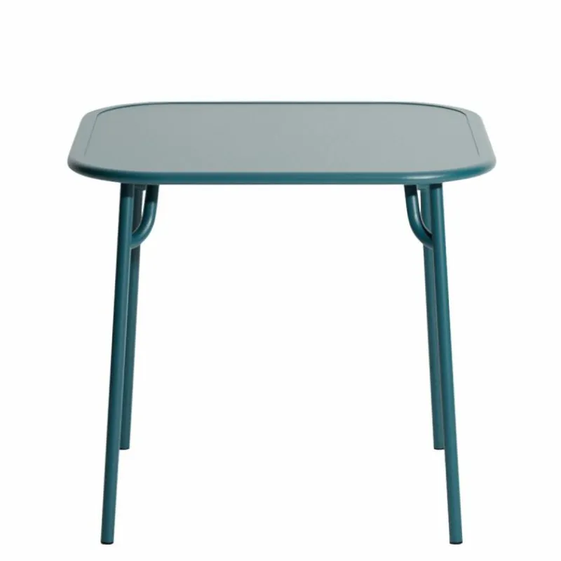 Online Week-end Eettafel Vierkant Dicht Blad Tuintafels|Eettafels