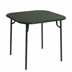 Online Week-end Eettafel Vierkant Dicht Blad Tuintafels|Eettafels