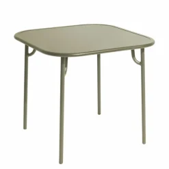 Online Week-end Eettafel Vierkant Dicht Blad Tuintafels|Eettafels