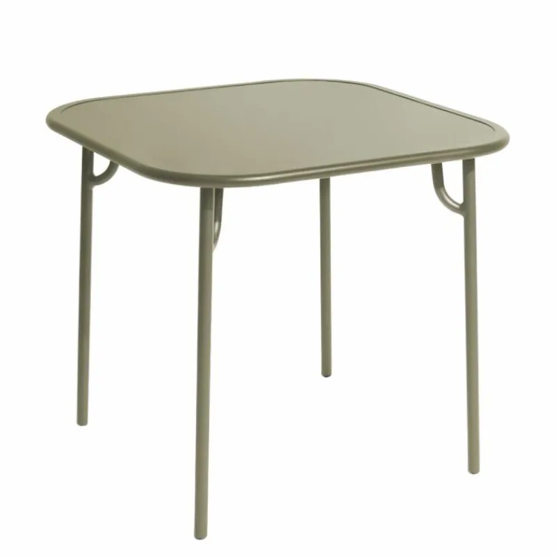 Online Week-end Eettafel Vierkant Dicht Blad Tuintafels|Eettafels