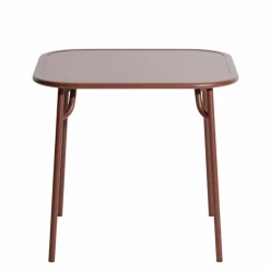 Online Week-end Eettafel Vierkant Dicht Blad Tuintafels|Eettafels