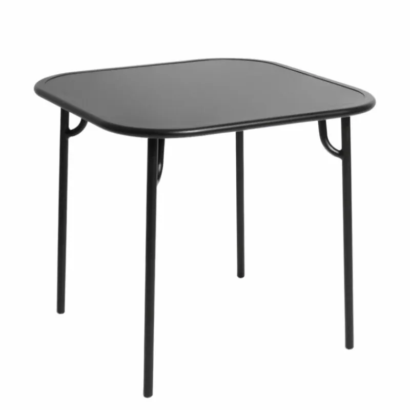 Online Week-end Eettafel Vierkant Dicht Blad Tuintafels|Eettafels