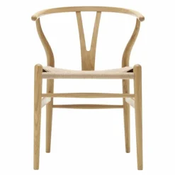 Discount Wishbone Stoel CH24 Eiken Eetkamerstoelen